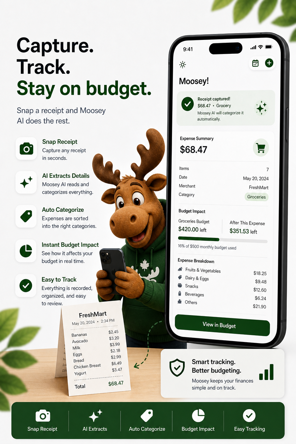 Moosey iOS app preview