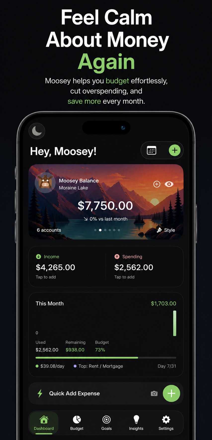 Moosey bills screen